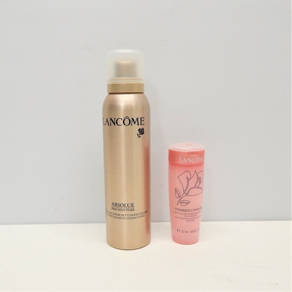 NEW Lancome Tonique Confort & Cleansing Creamy Foam